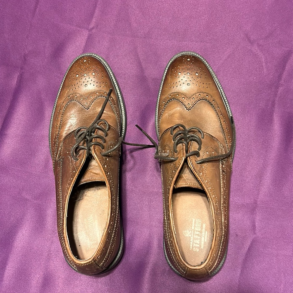Stafford Brand Mens dress shoes size 10m